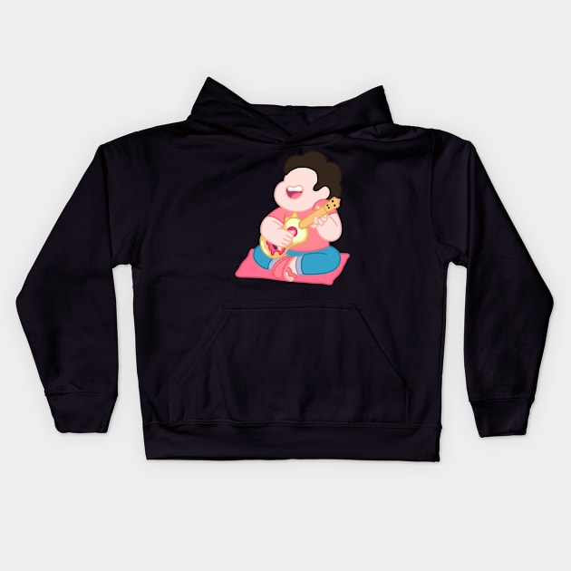 Singing Steven Kids Hoodie by VinylPatch